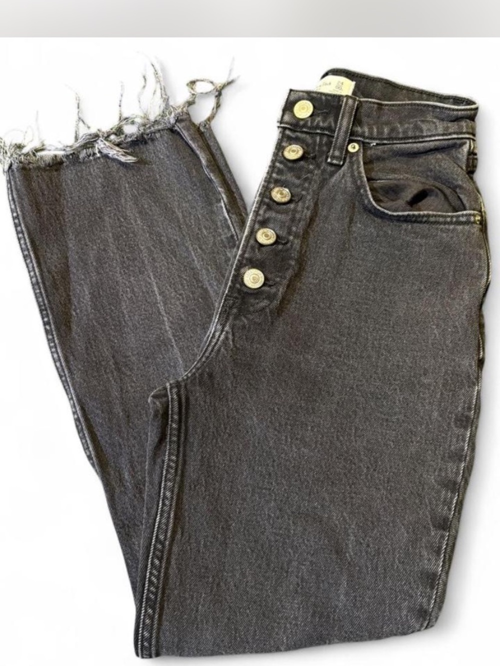 Abercrombie & Fitch Curve Love Jeans | Washed Black | Size 24/00S